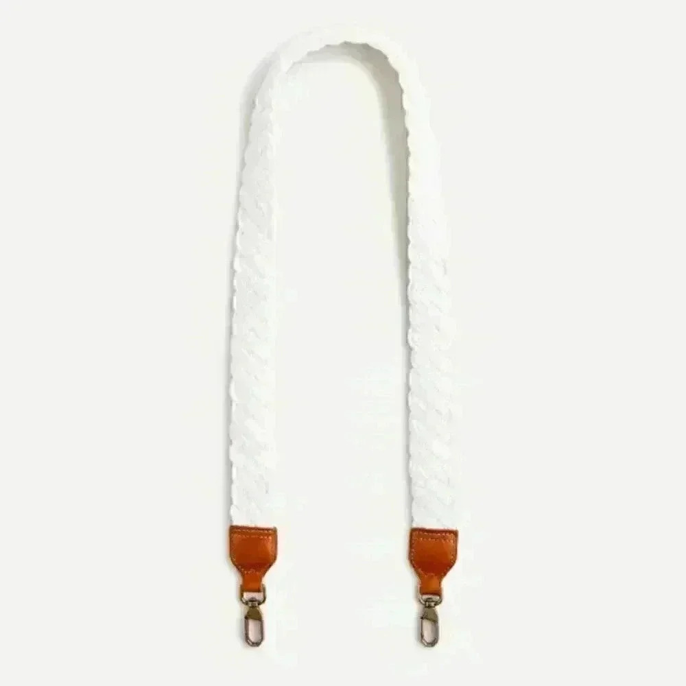 NWT J. Crew Nautical Braided-Rope Bag Strap - Picture 1 of 3